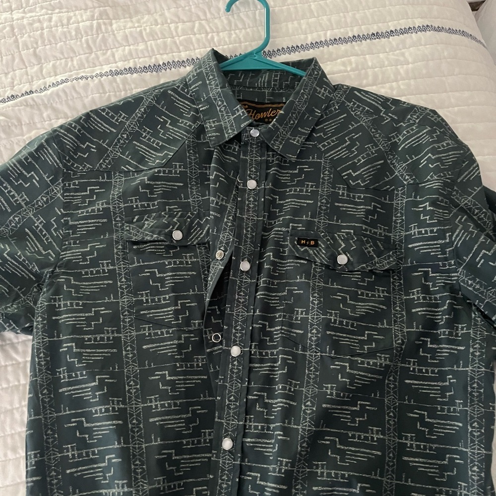 Howler Bros Pearl Snap - worn once!!!